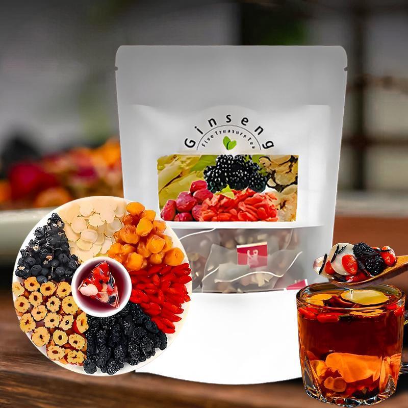 Ginseng Five Treasure Tea Natu - Herbal Wellness In ulasan dan harga