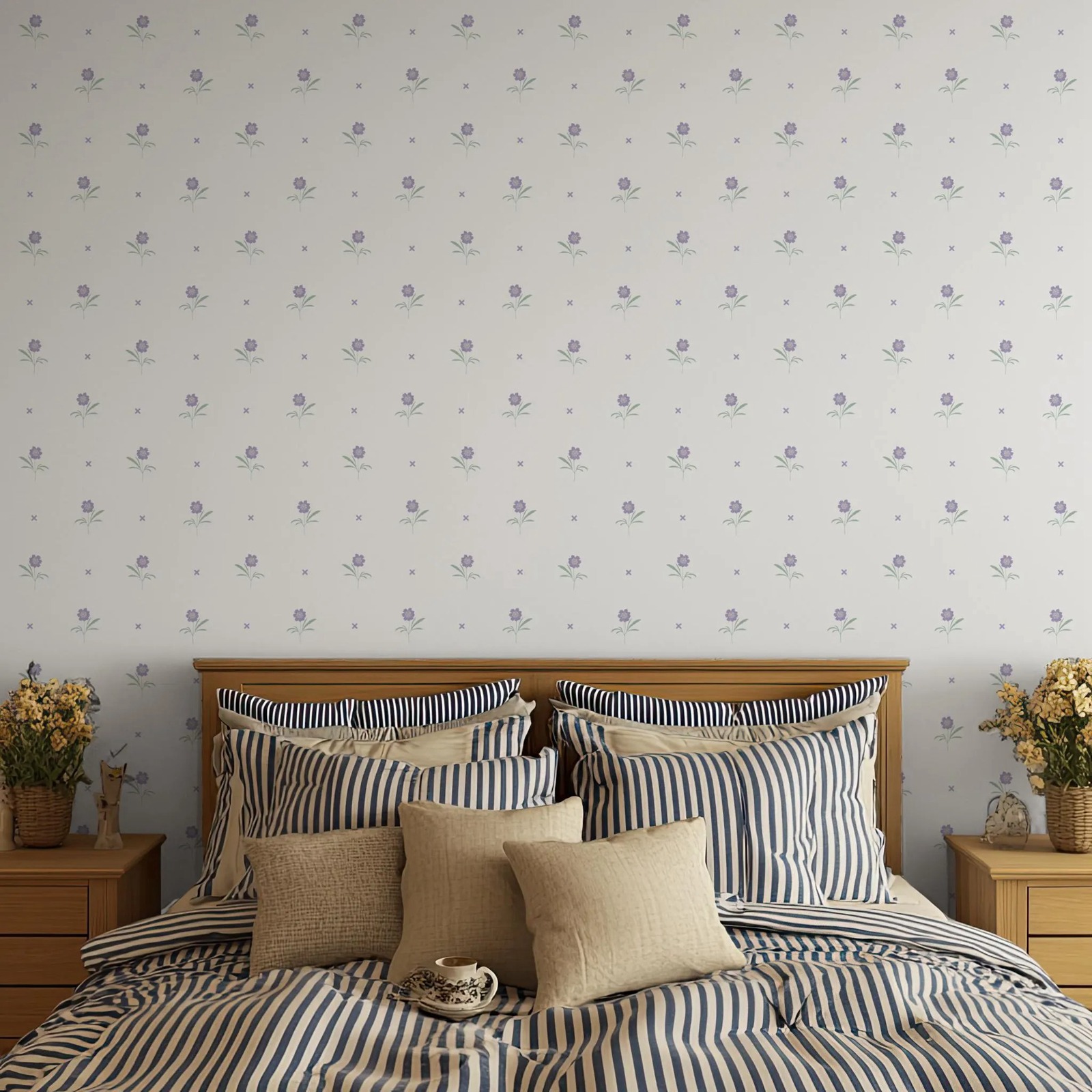 Light Floral Botanical Minimal - Herbal Wallpaper ulasan dan harga