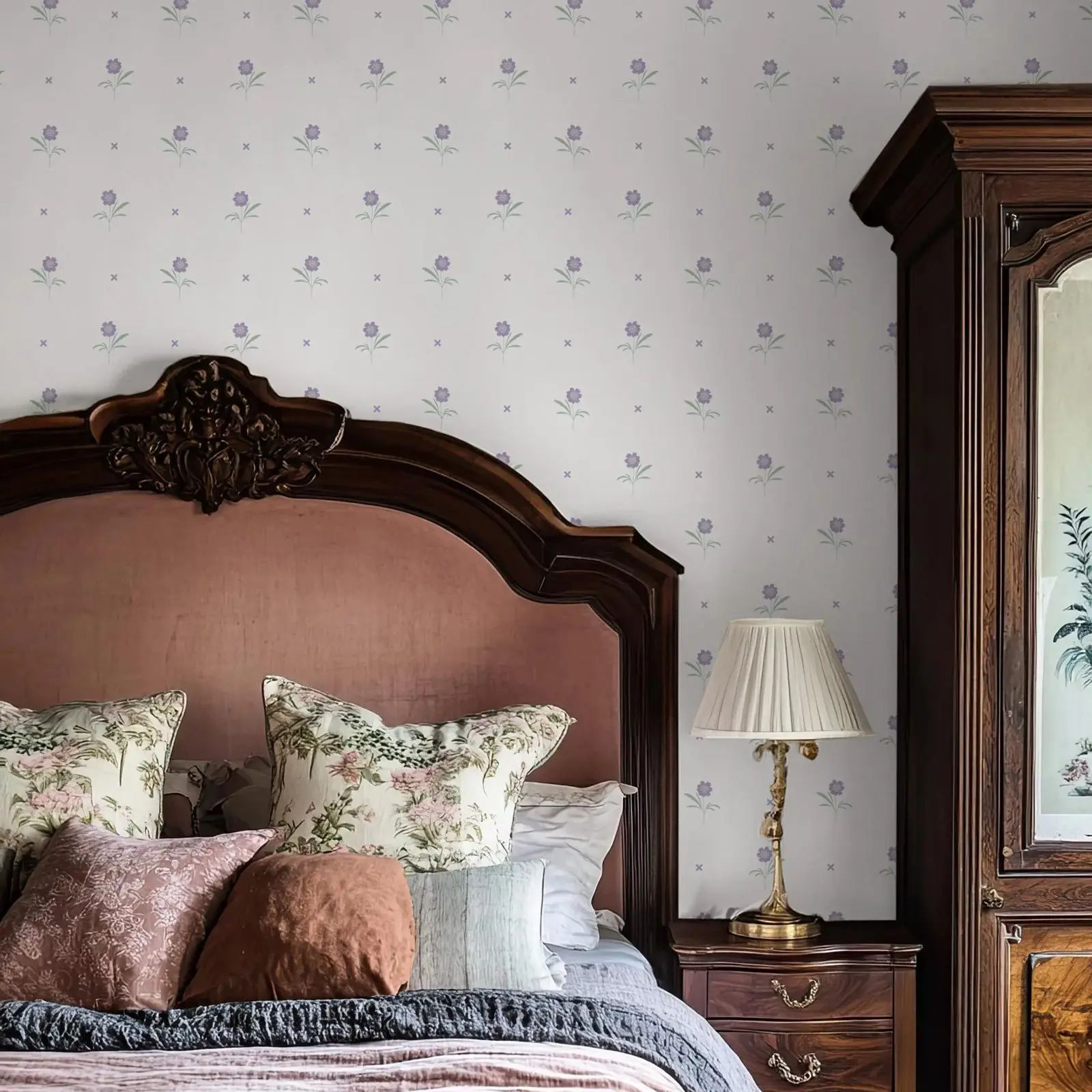 Light Floral Botanical Minimal - Herbal Wallpaper ulasan dan harga