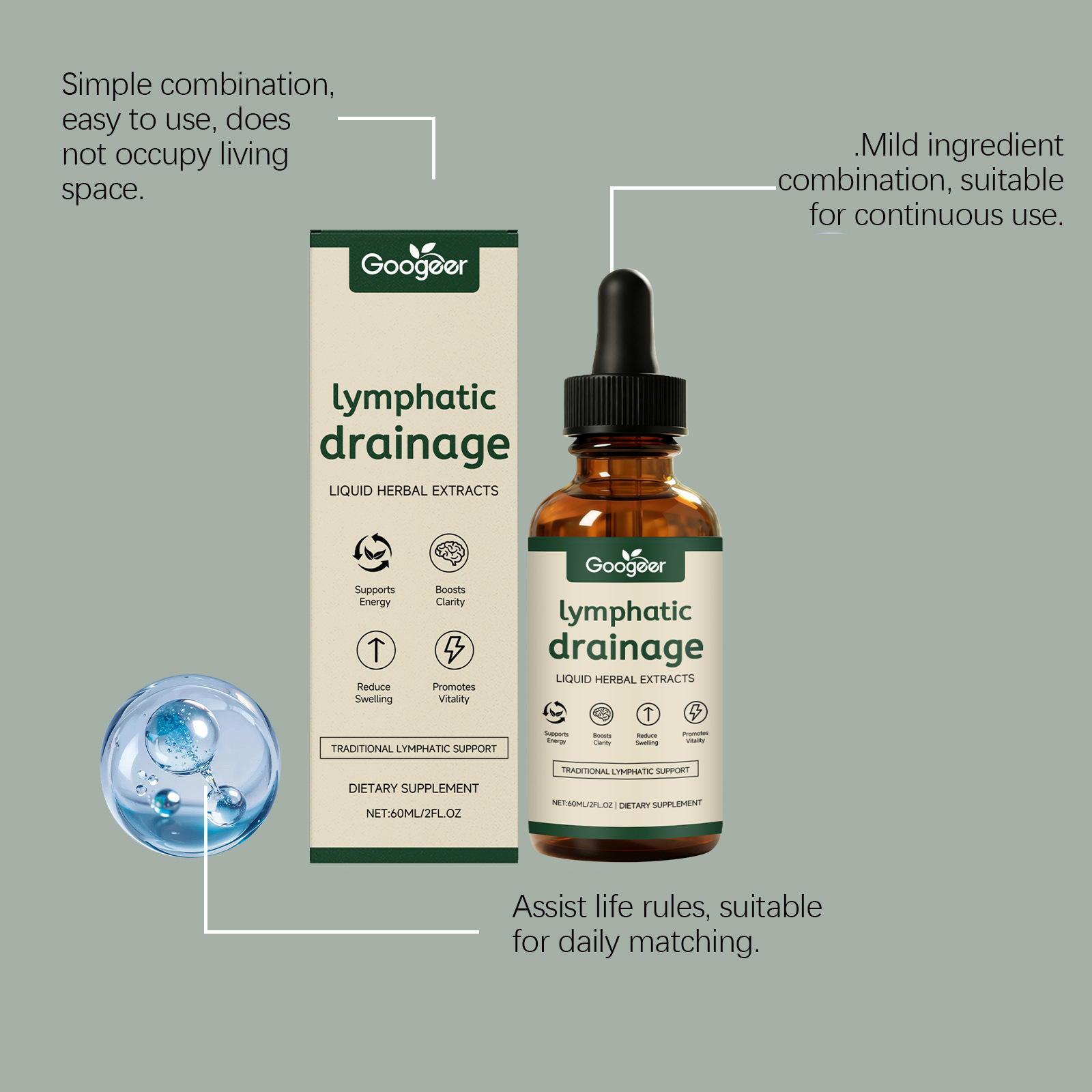 Lymphatic Drainage Drops 11-in - Herbal Wellness In ulasan dan harga