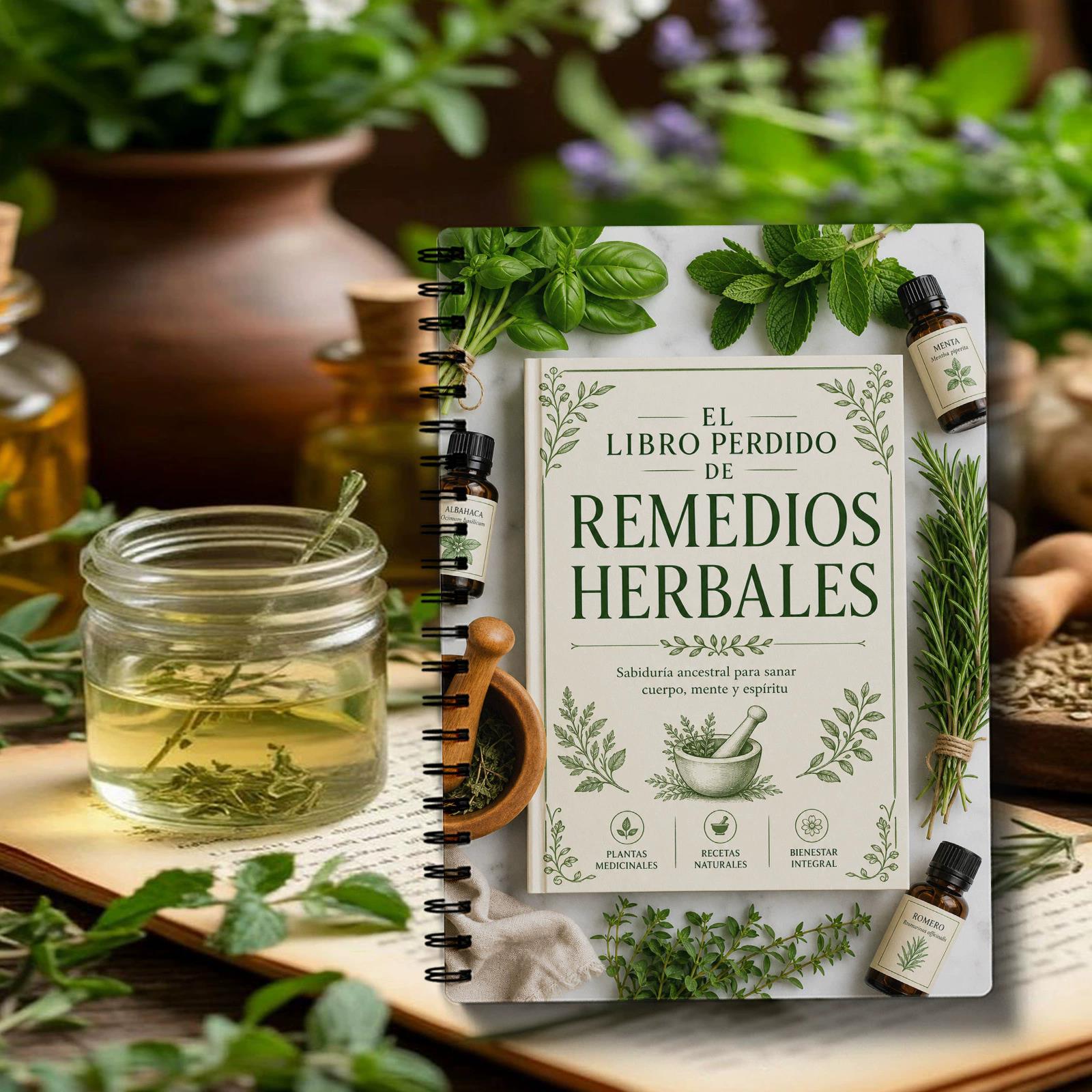 El Libro Perdido Spiral Notebo - Herbal Wellness Recipes ulasan dan harga