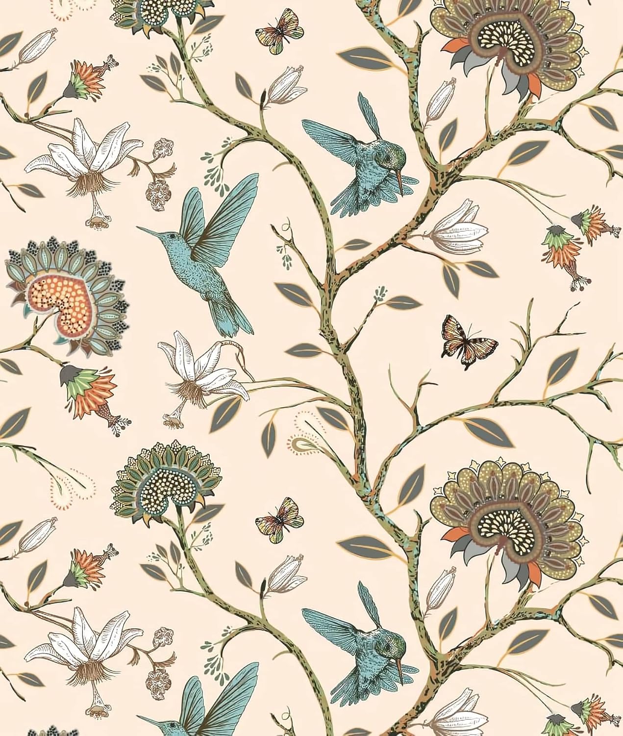 Bird Wallpaper Removable Self  - Herbal Wallpaper ulasan dan harga