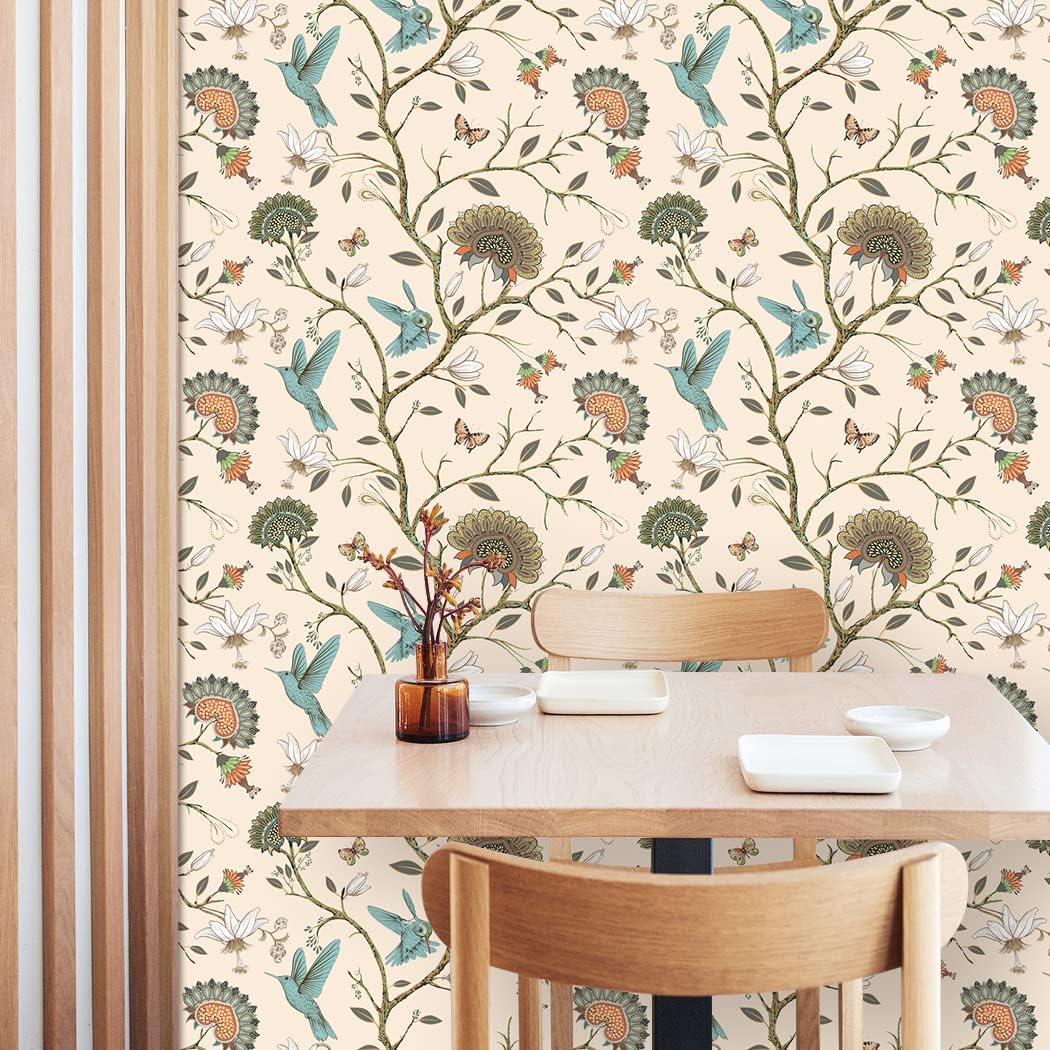Bird Wallpaper Removable Self  - Herbal Wallpaper ulasan dan harga