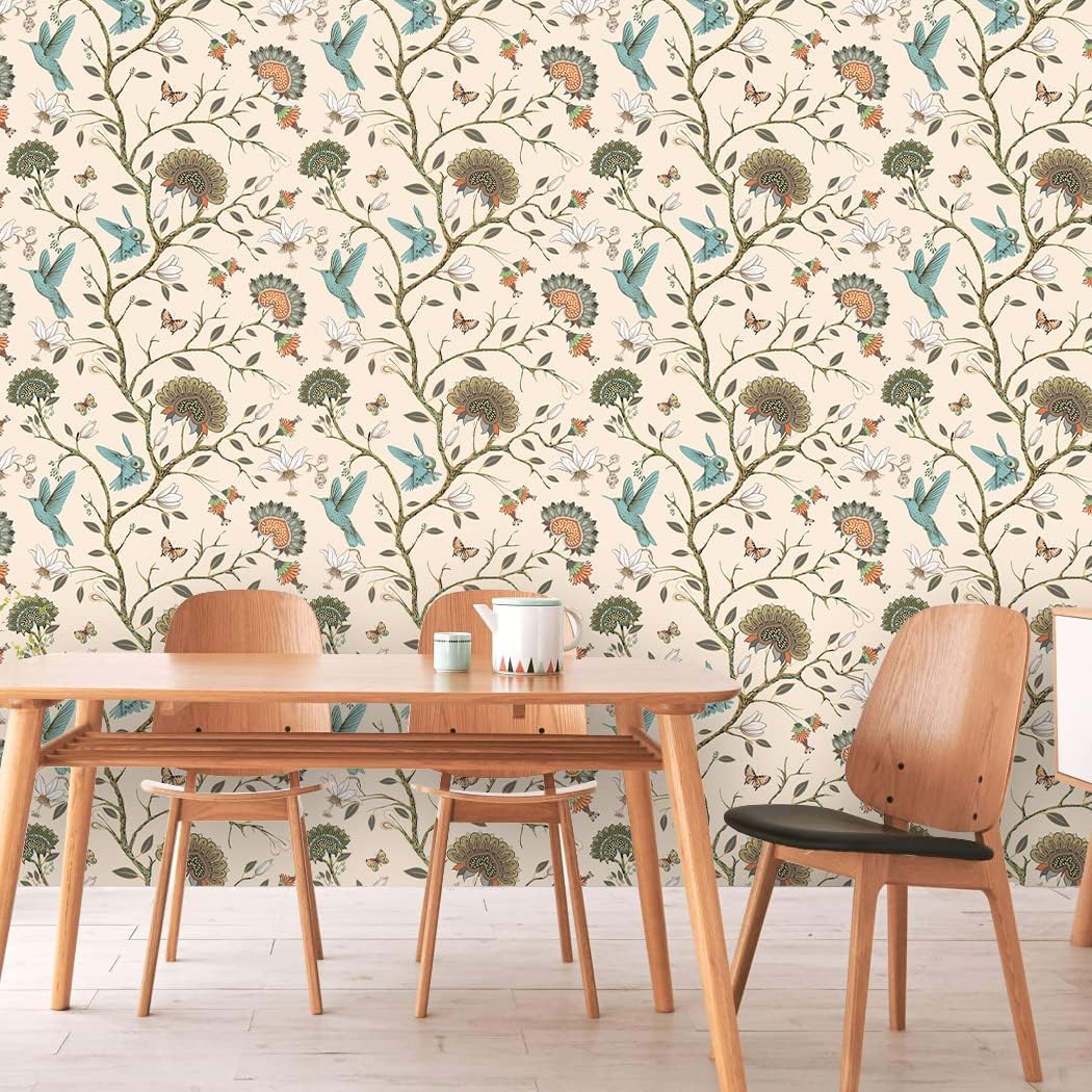 Bird Wallpaper Removable Self  - Herbal Wallpaper ulasan dan harga