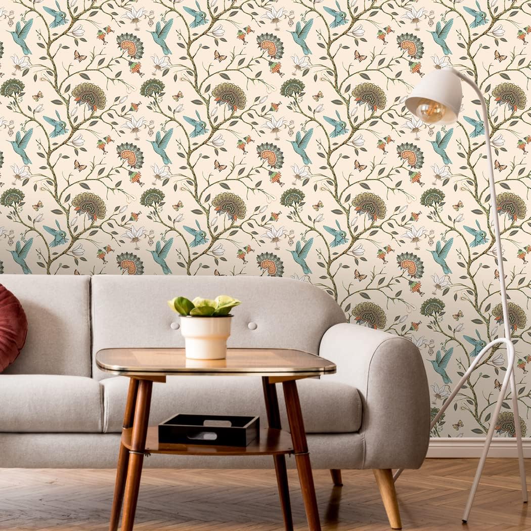 Bird Wallpaper Removable Self  - Herbal Wallpaper ulasan dan harga