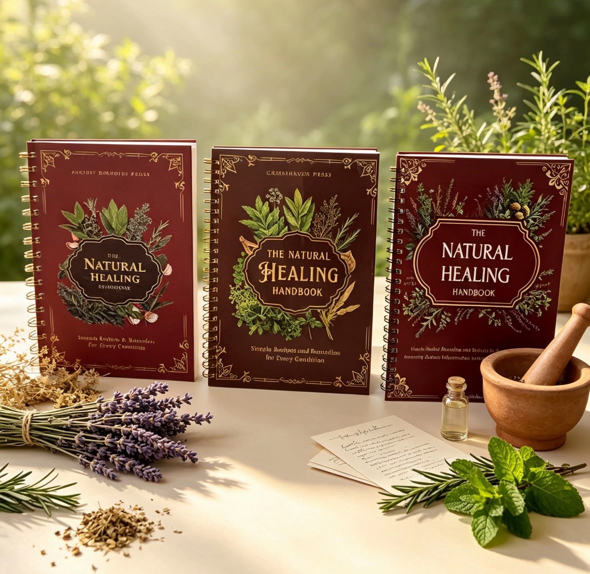 The Natural Healing Handbook,  - Herbal Wellness Recipes ulasan dan harga