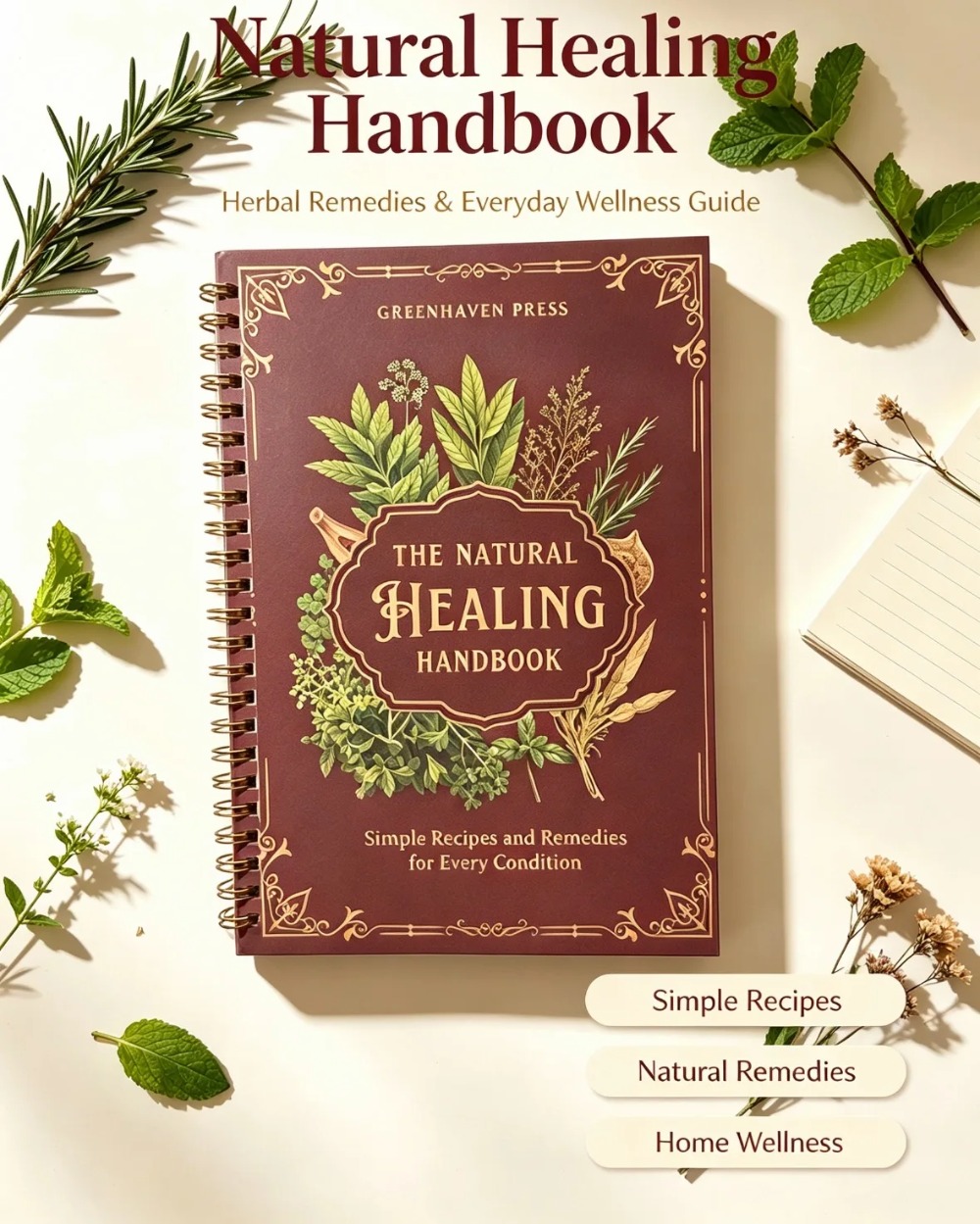 The Natural Healing Handbook N - Herbal Wellness In ulasan dan harga