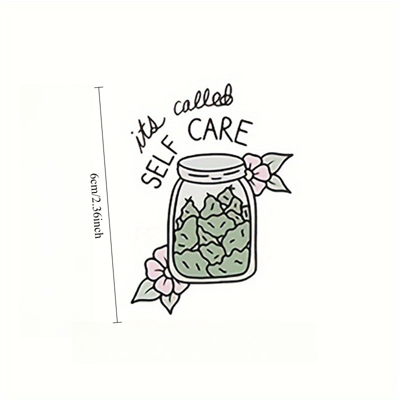 Self care herbal jar sticker,  - Herbal Wallpaper ulasan dan harga